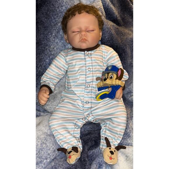 Aston Drake Reborn Sleeping Baby Boy "Sweet Dreams Danny" + LOTS of Accessories - Picture 1 of 10